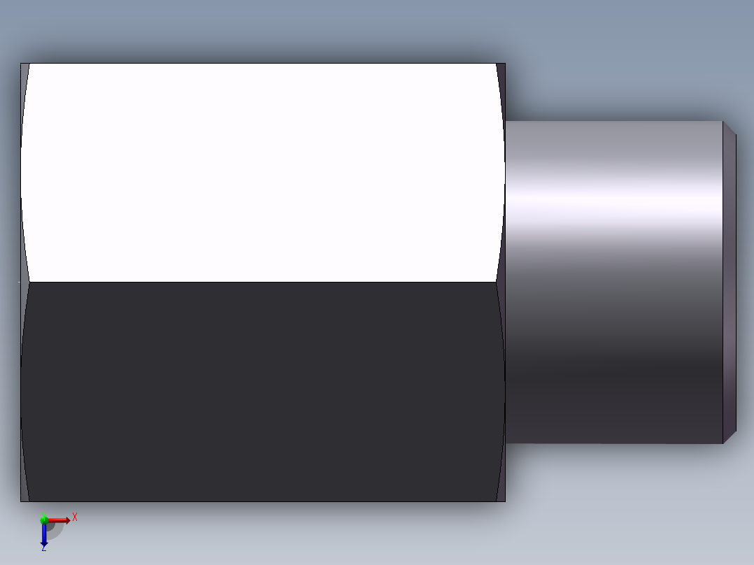 直通内螺纹接头、5CB-14-04俯视图