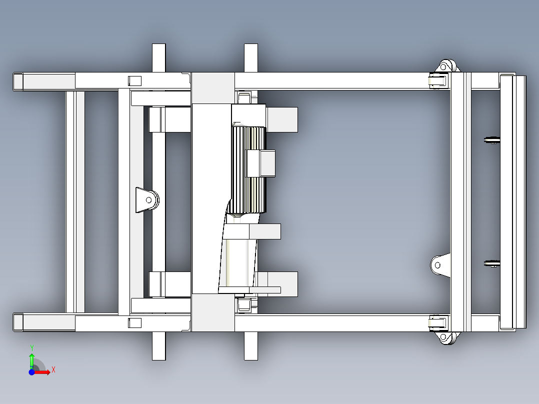 电动升降机前视图