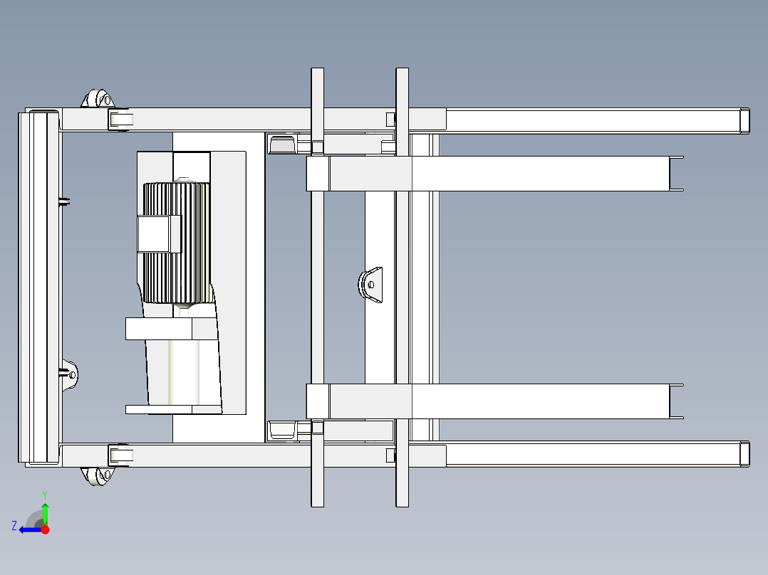 电动升降机右视图