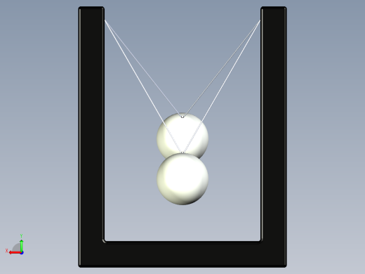 牛顿摆后视缩略图