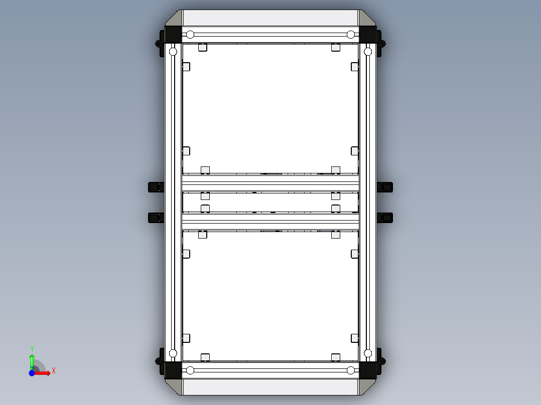 B3003530-真空箱前视图