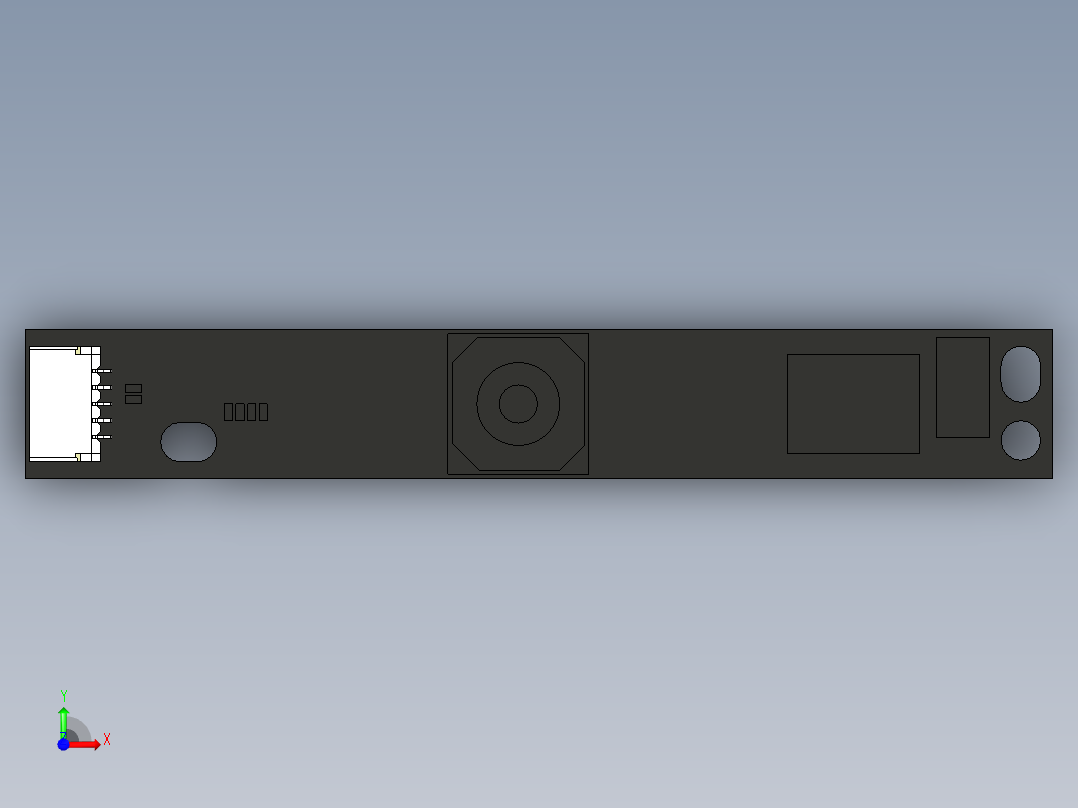 ArduCam UB2040 USB 网络摄像头模块前视图