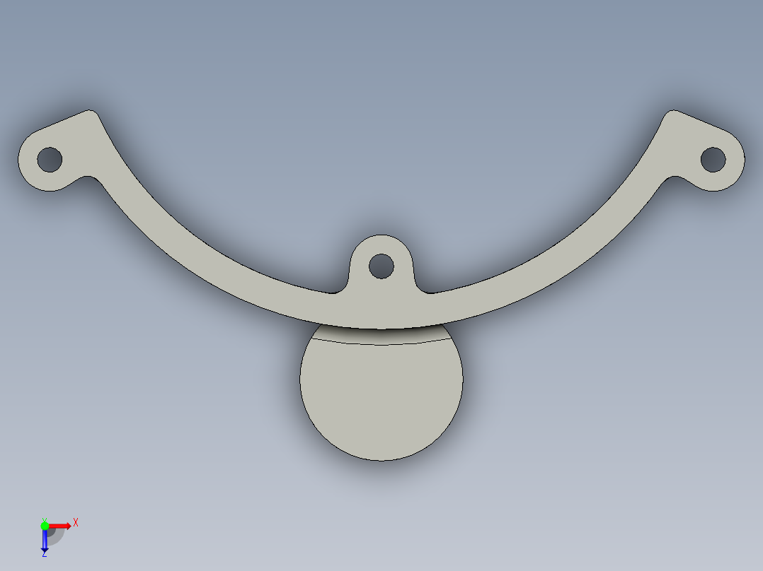 耳机支架22俯视图