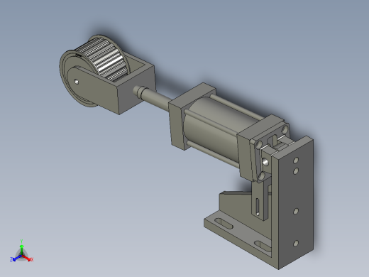 张紧气缸装配11