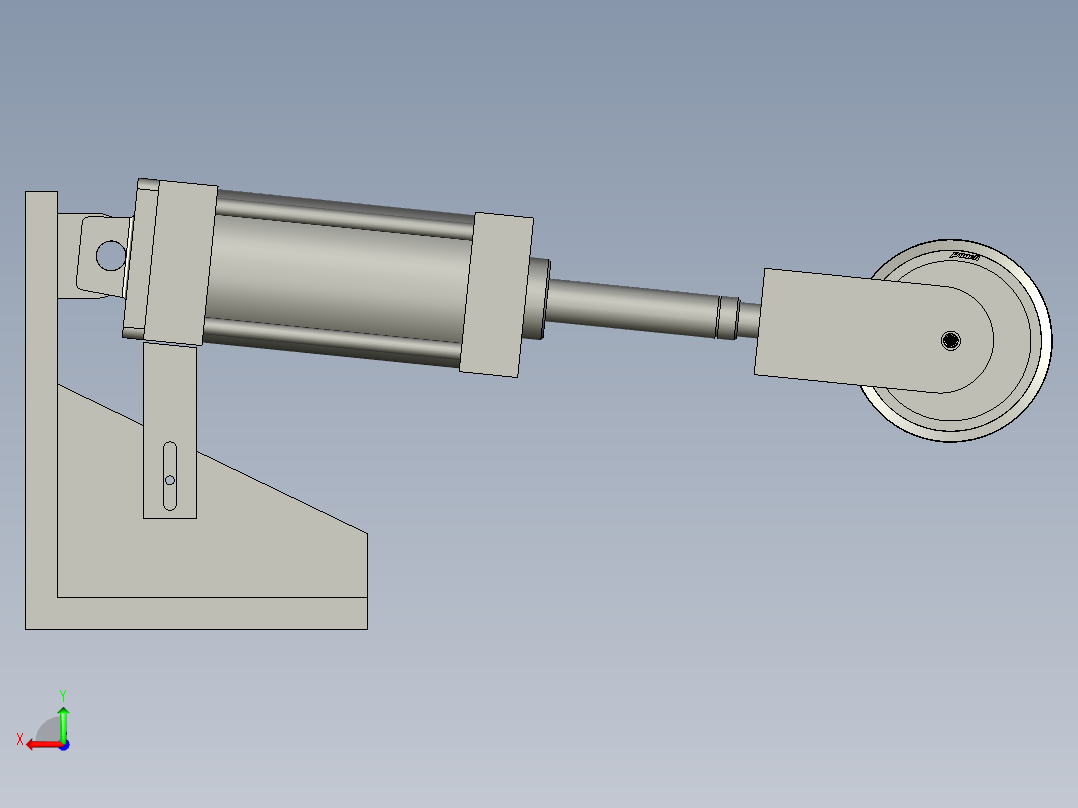 张紧气缸装配11后视图