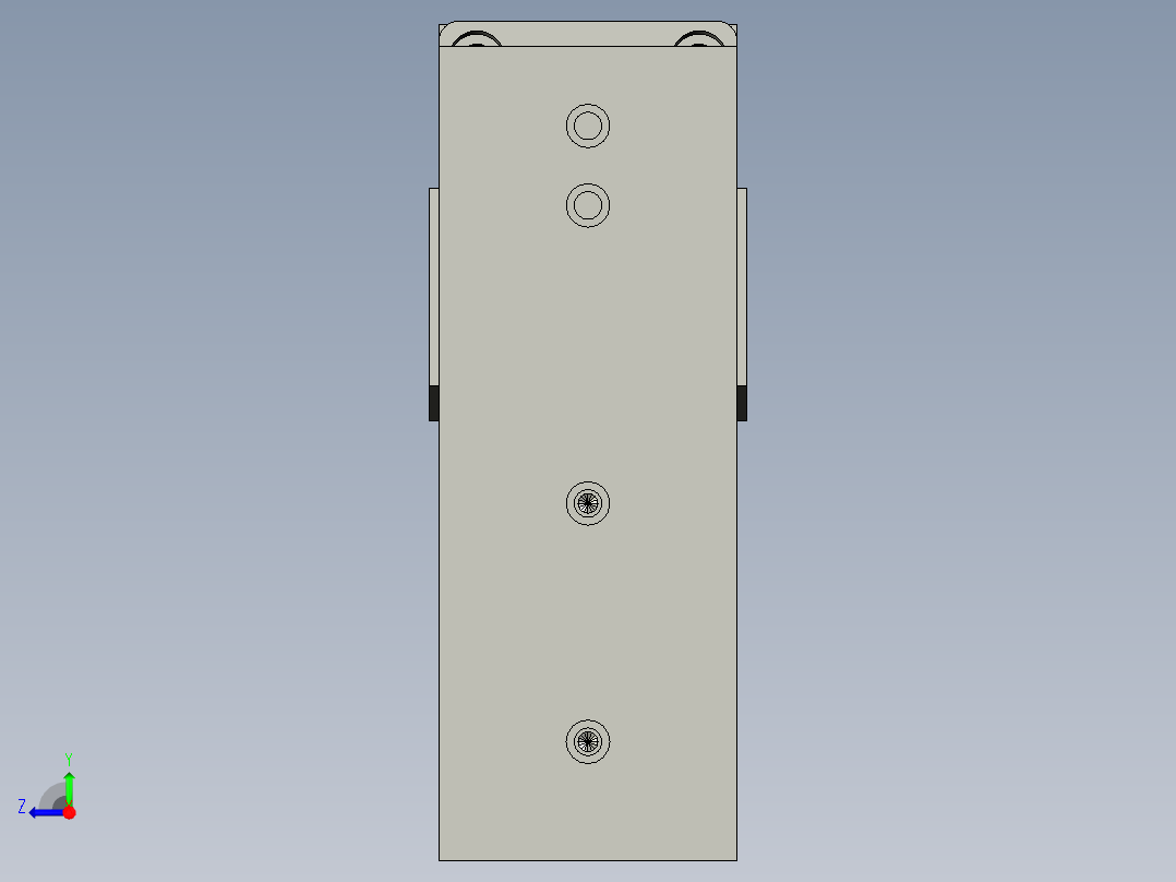 张紧气缸装配11右视图