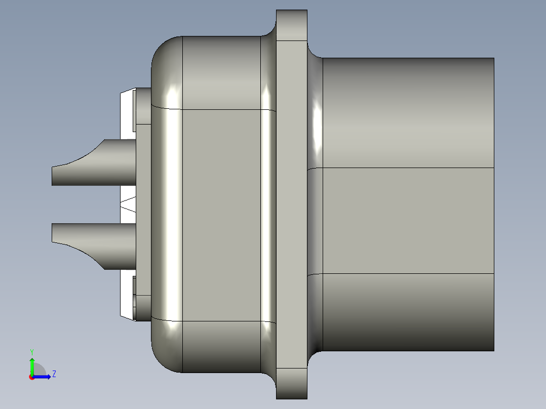 触摸屏232接头左视图