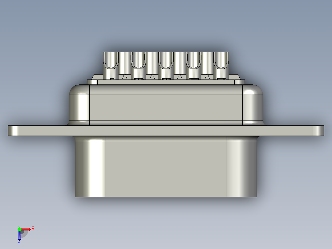 触摸屏232接头俯视图