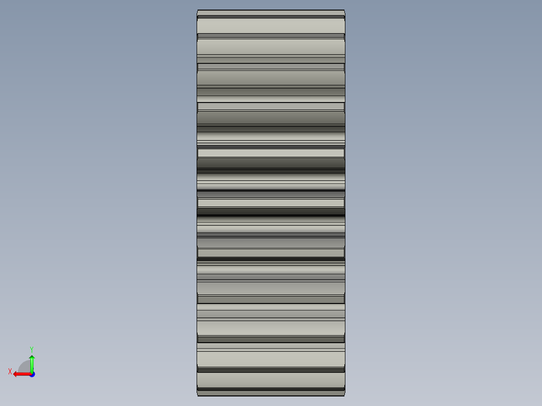 滚轮清洗机-模数15-24齿-15宽-d15后视图