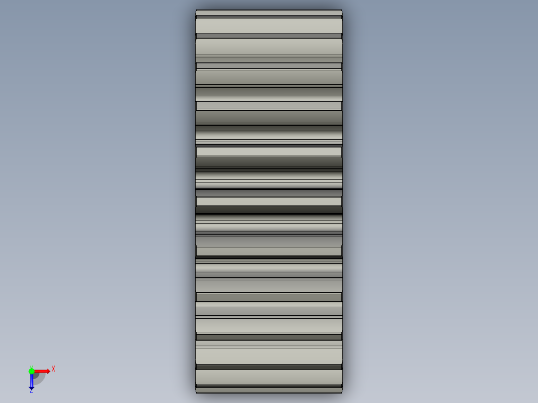滚轮清洗机-模数15-24齿-15宽-d15俯视图