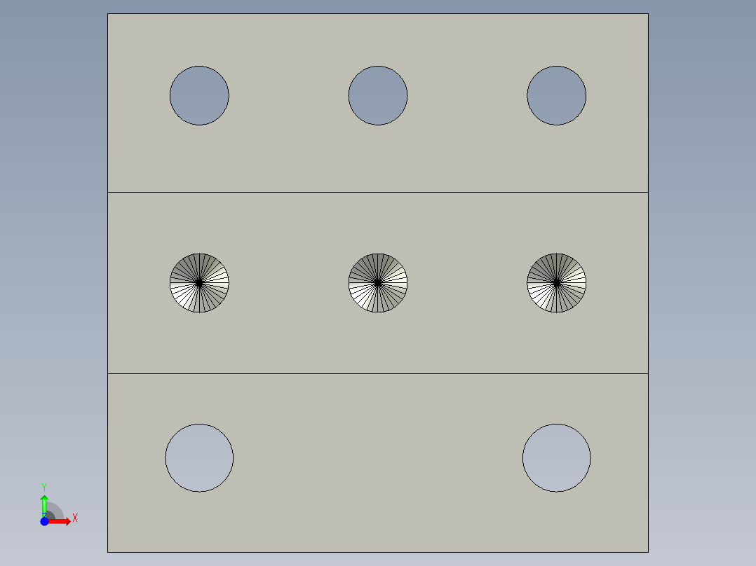 电控柜-198H000453六位接地铜块前视图