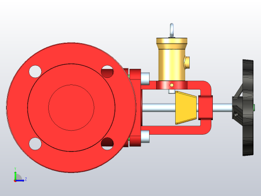 快关阀左视缩略图