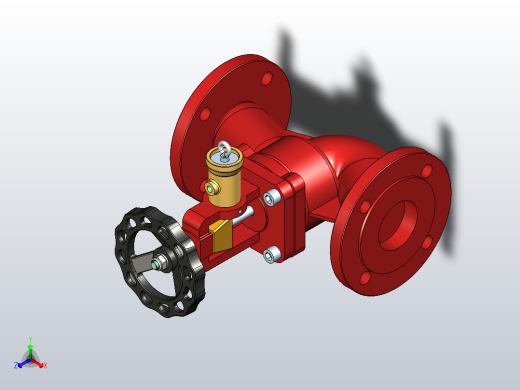 快关阀正等轴测缩略图