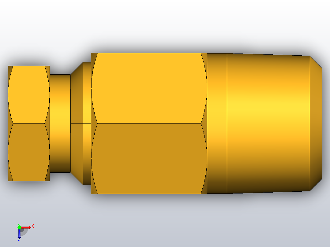 公接头68HD 6 6俯视图