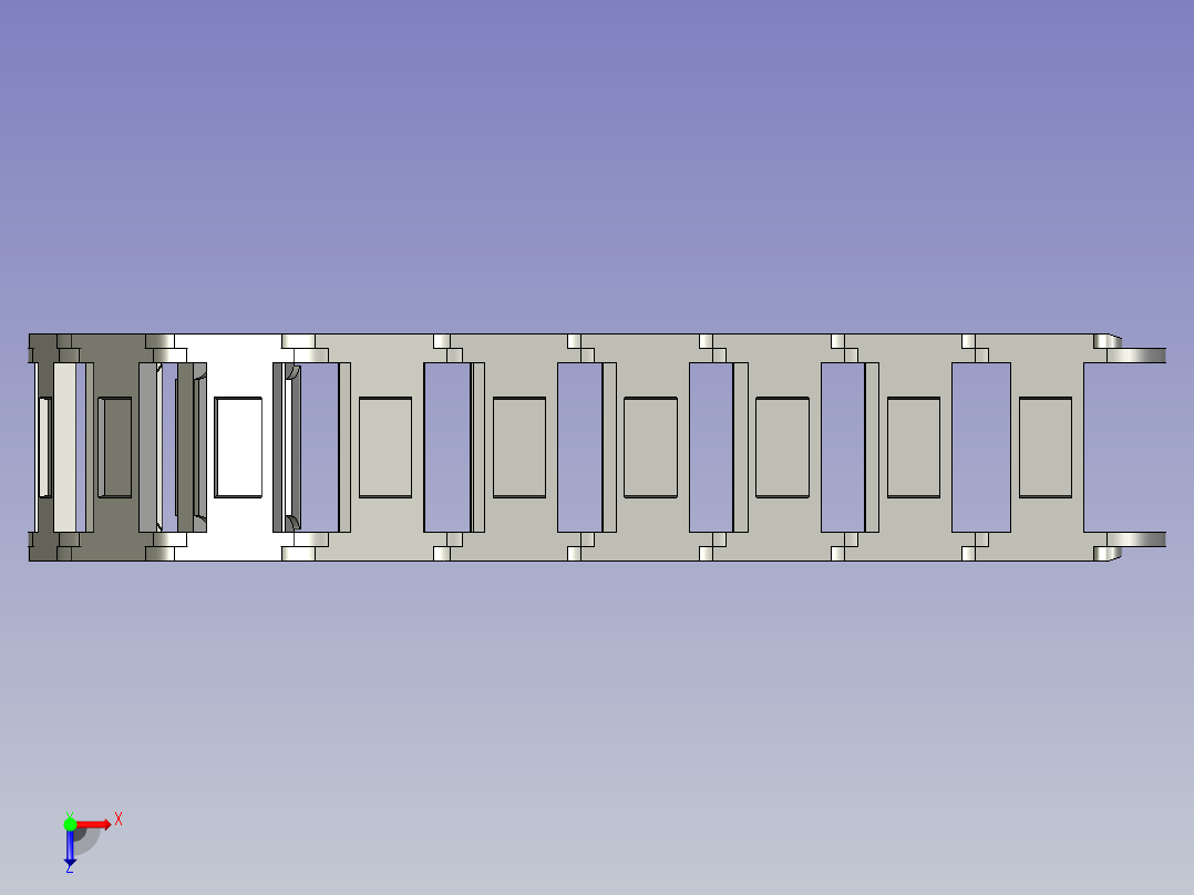 MHPUS408-100-20-A电缆保护链俯视图