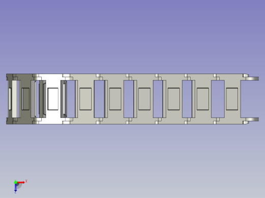 MHPUS408-100-20-A电缆保护链俯视缩略图