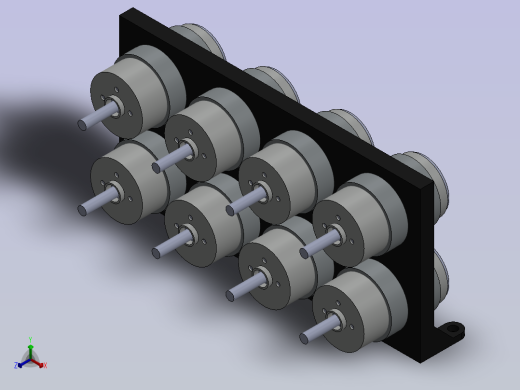 A0004923-8个直流12V电机支架