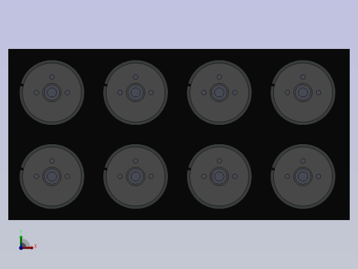 A0004923-8个直流12V电机支架前视缩略图