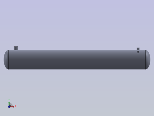 卧式冷凝器储罐前视缩略图