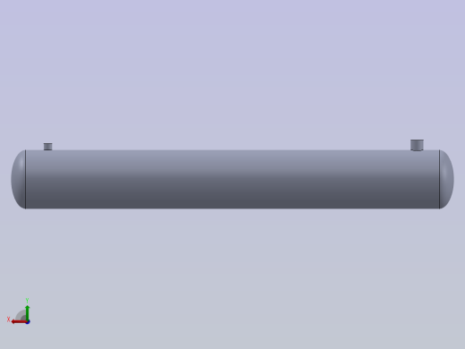 卧式冷凝器储罐后视缩略图