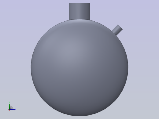 卧式冷凝器储罐左视缩略图