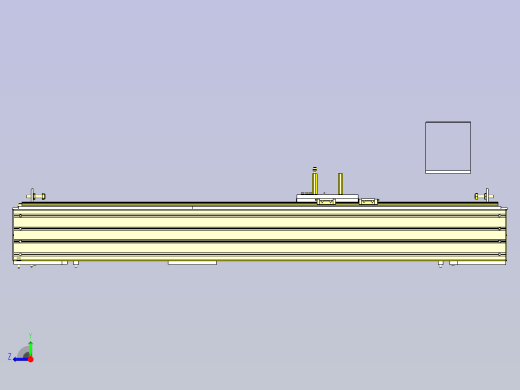 一款自走式组件移动3D模型右视缩略图
