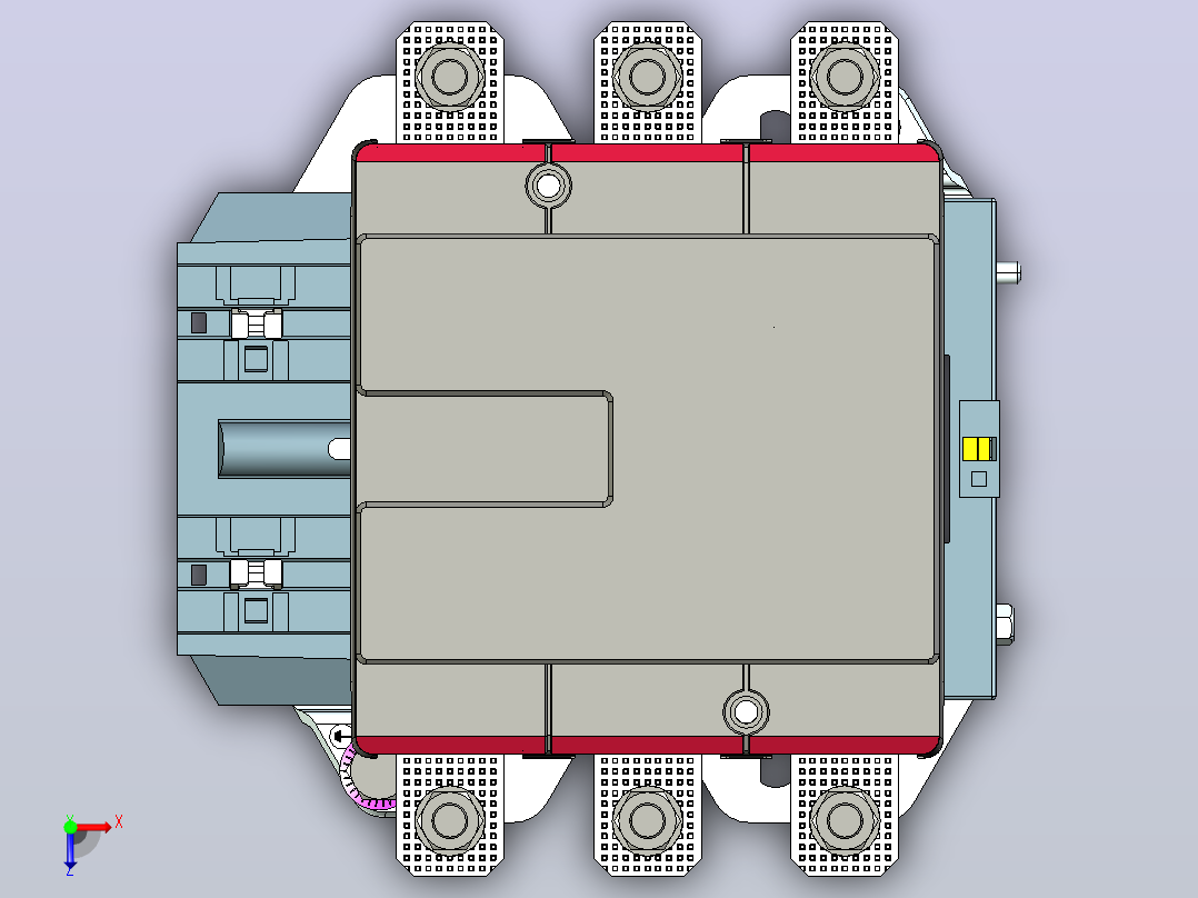 NC5-50044交流接触器三维模型202205俯视图