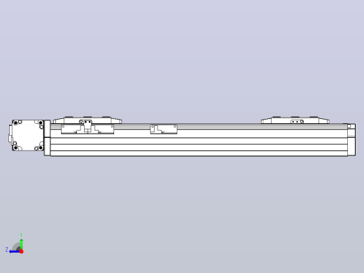 皮带直线轴双滑块型TPA-GCBS-80-P60-L125-DL-M20-N3右视缩略图