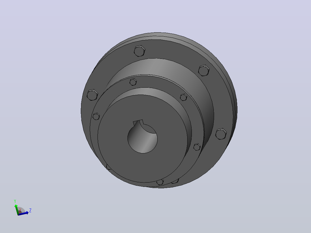 GCLD型鼓形齿式联轴器_GCLD1联轴器  25×62／J1  25×44主视图
