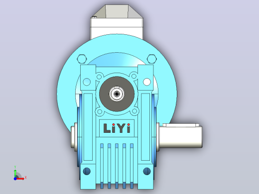 NMRV050蜗轮蜗杆减速机[RV50-E-100-0.18kW-DZ1]前视缩略图
