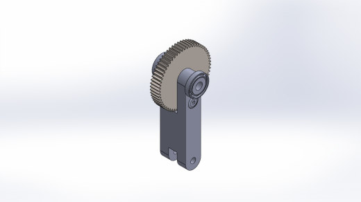 四杆机构夹爪3D图纸+Solidworks设计缩略图