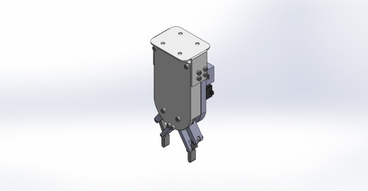 四杆机构夹爪3D图纸+Solidworks设计缩略图
