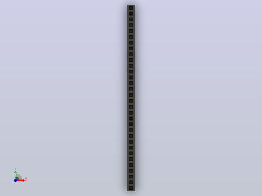 母针头Female_Header_1x32_P2.0_H4.3_straight.step前视缩略图