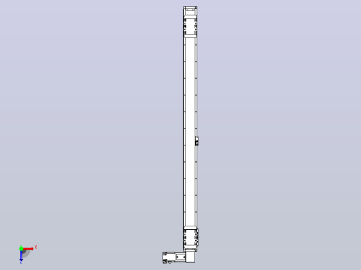皮带直线轴双滑块型TPA-GCBS-80-P60-L550-DR-M20-N3俯视缩略图