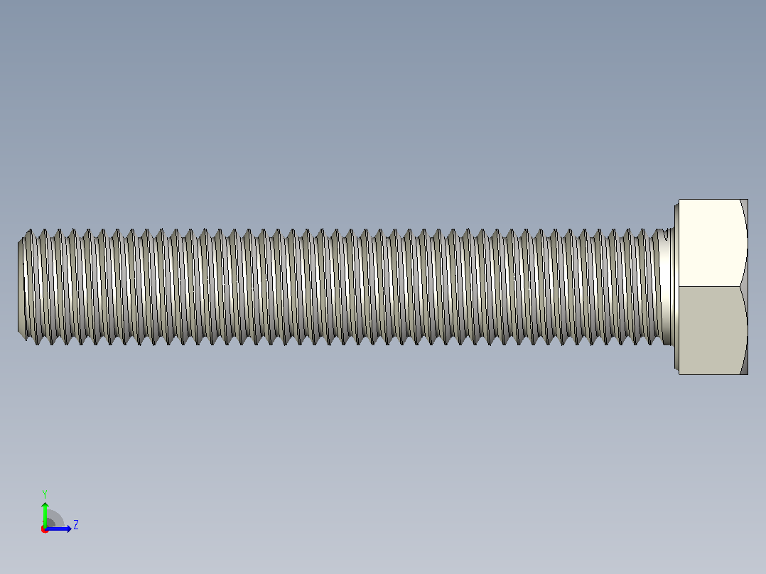 DIN_EN_ISO_4017_M16x90.ipt六角螺栓左视图