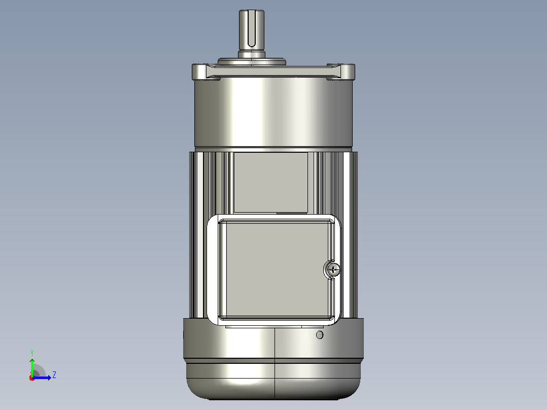 交流减速机ZV200-C(Z)B-3K-12.5K(15K-90K)(18轴）左视图