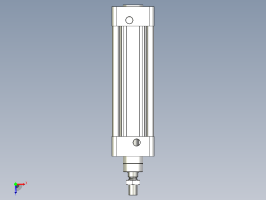 FESTO气缸DSBC-80-200-D3-PPSA-N3---_0_俯视缩略图