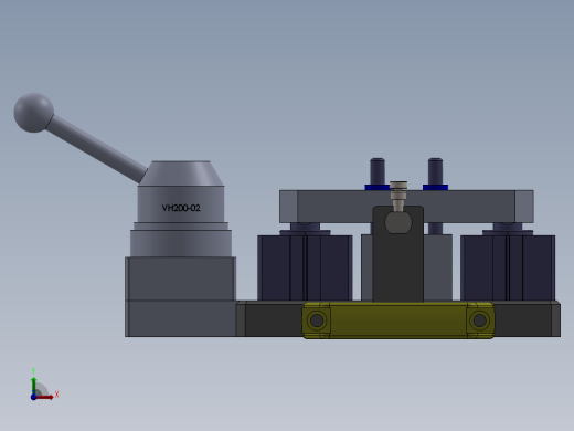 铣扁工装前视缩略图