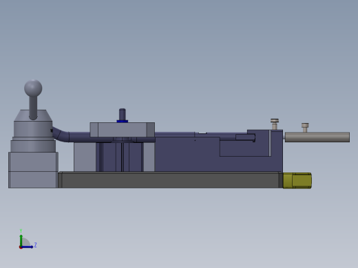 铣扁工装左视缩略图