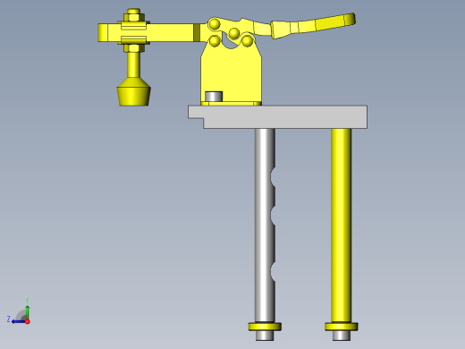 快速切换不同工件高度的机构右视缩略图