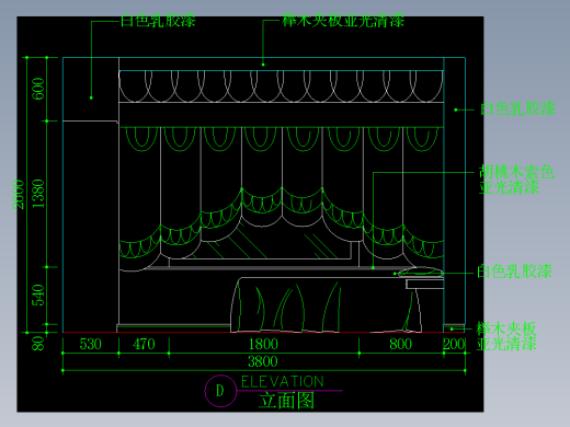 家装类CAD土块(二)-FH01122D