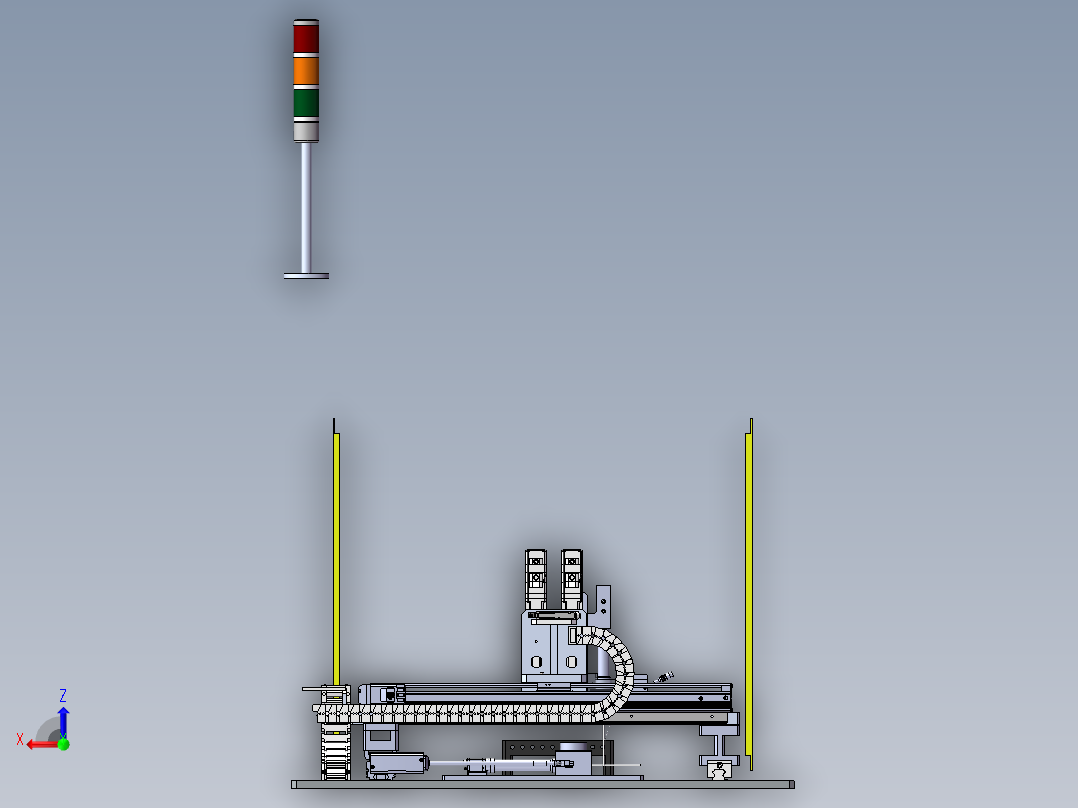PCB板自动返修设备（包电控bom，程序，工程图） sw16可编辑后视图