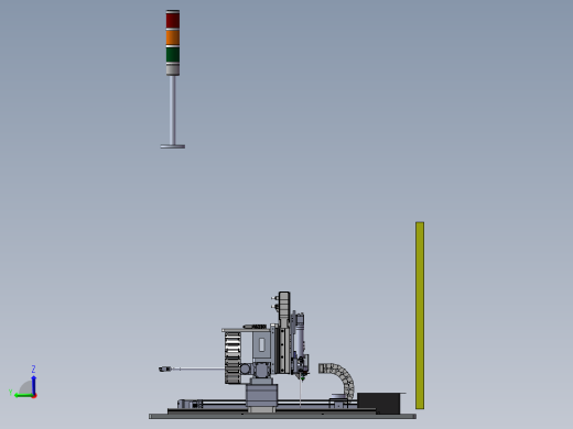 PCB板自动返修设备（包电控bom，程序，工程图） sw16可编辑左视缩略图