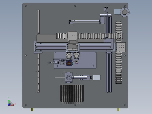 PCB板自动返修设备（包电控bom，程序，工程图） sw16可编辑俯视缩略图