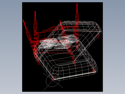 室内家具及植物三维模型二-CA063