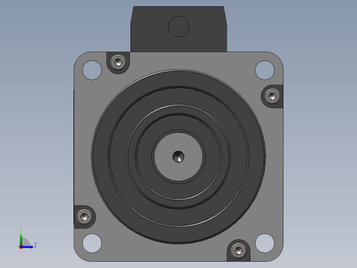 伺服电机左视缩略图