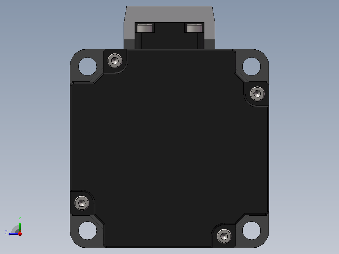伺服电机右视图