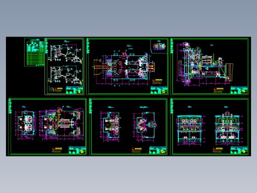 100万t／a水泥粉磨站全套布置图7张
