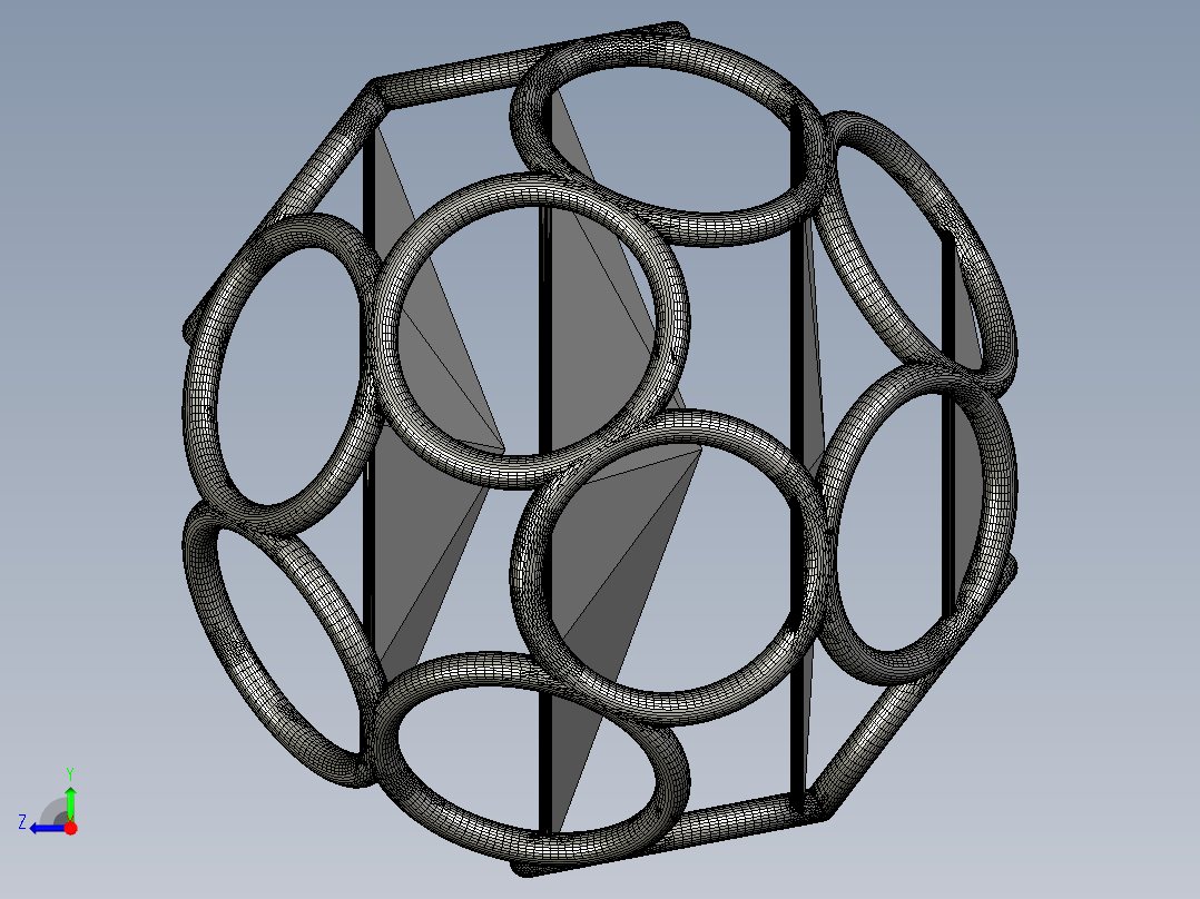 桌面收纳盒右视图