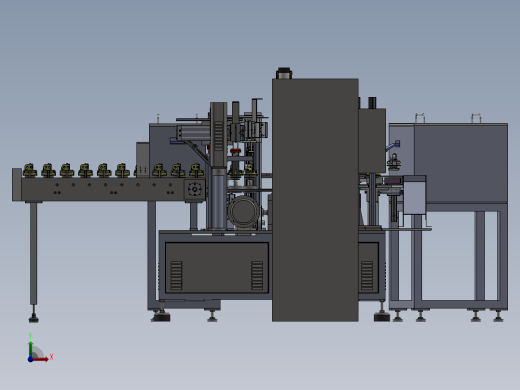 ZDH-ZUZ-019 非标自动化转盘式铜片组装机 3D模型前视缩略图